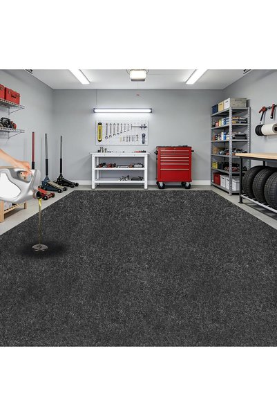 LIODUX Garage Floor Paking Mat, Garage Mats for Under Car, Heavy Duty Non-Sli...