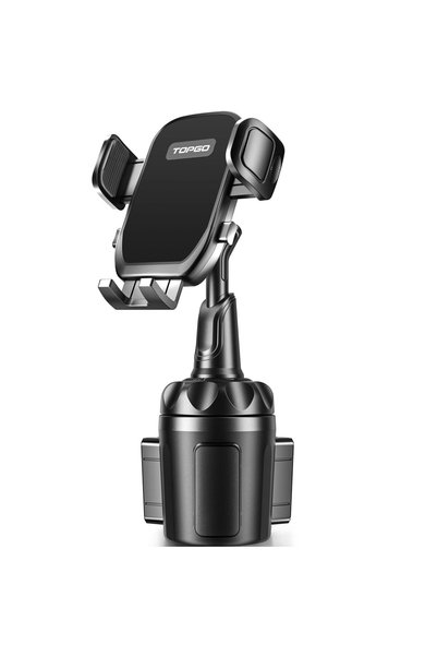 TOPGO [Upgraded] Car Cup Holder Phone Mount Adjustable Automobile Cup Holder ...