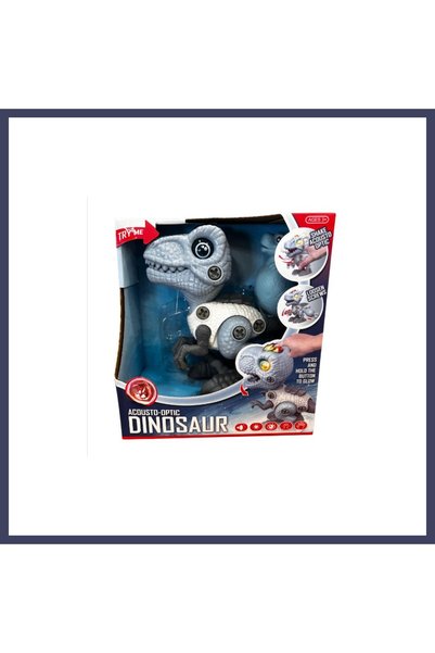 Generic Brand SH40658 ديناصور قابل للفك والتركيب مع مؤثرات صوتية وضوئية