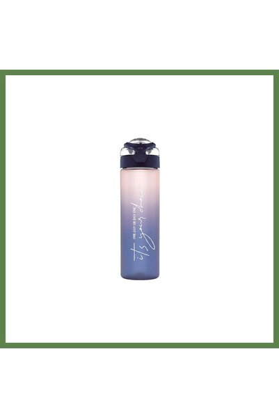 Hobibahçem T-0111 Tritan Water Bottle, Gradient, 630 ml, 1 Piece, HB006