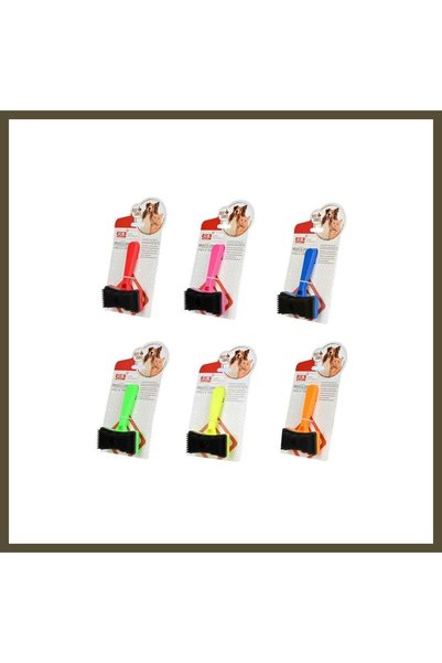 Generic Brand Push-Button Cat and Dog Comb, 1 Piece BX