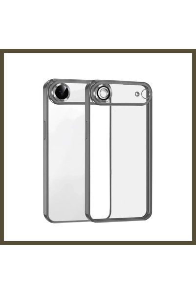 northcity n iPhone 17 Air-Compatible Silicone Case with Lens - Titanium Gray BX