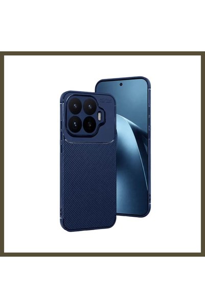 northcity n Mi 17T-Compatible Auto Focus Carbon Fiber Back Cover - Navy Blue BX