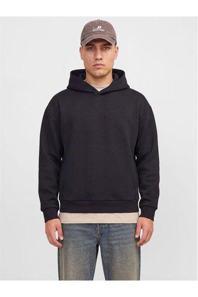 Jack & Jones Plus Mikina s kapucí plus size, potápěčská mikina