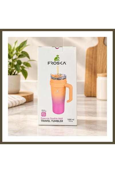 northcity n 1000 ml Thermal Thermos with Straw BX