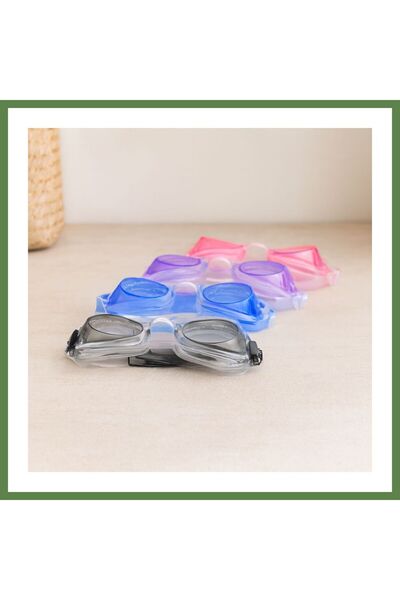 Hobibahçem Swim Goggles - Ocean & Pool (With Ear Plugs, Colored) HB006