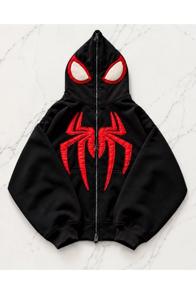 Gofeel Spider-Dex Full Zip Oversize Unisex Hırka Ceket