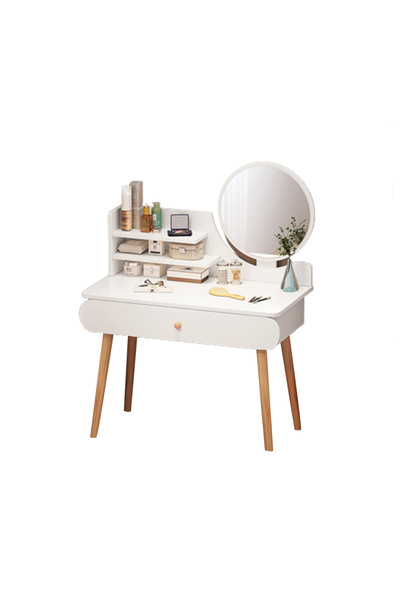 sharpdo White Fashion Simple Wooden Dresser With Storage