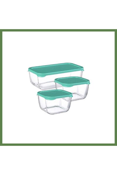 Hobibahçem P.BAHCE 96881A 3-Piece SNOW BOX Storage Set HB006