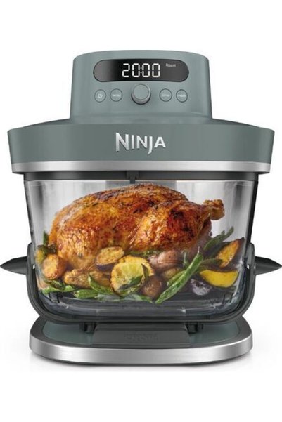 NINJA Friteuză cu aer cald CRISPi Pro XL 7 în 1 2050W, 5.7L, sticlă/gri