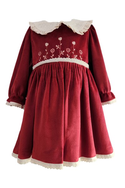 Generic Brand Rochita fetite casual, HTRC 112, culoare visinie