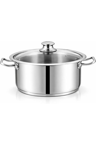 SONEX COOKWARES SONEX Mega Super Pot, (7.5 Ltr) Stainless Steel Cooking Pot/C...