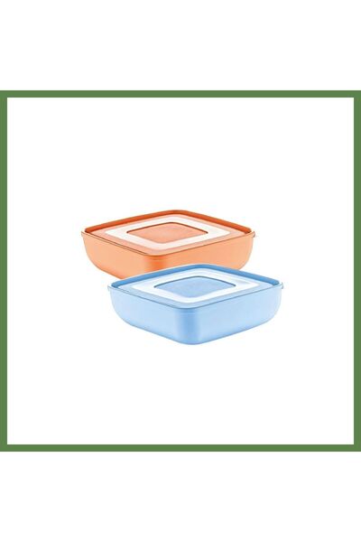 Hobibahçem M-033 3-Liter Checked Storage Container, 1 Piece HB006