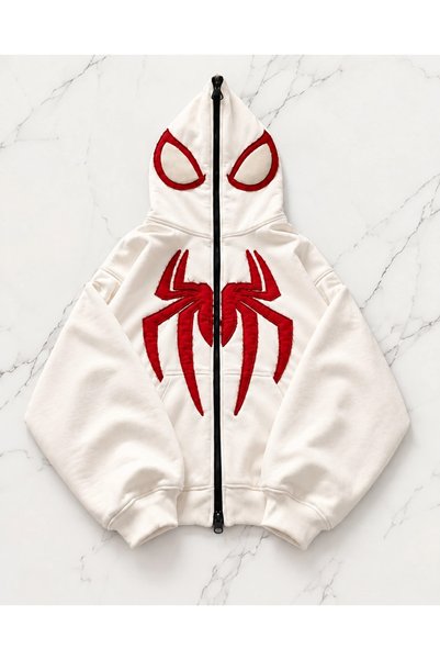 Gofeel Spider-Dex Full Zip Oversize Unisex Hırka Ceket