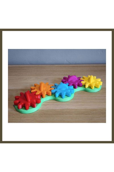 northcity n 3D-Printed Chain Gear Set - Colorful 5-Piece Gear Set, Mechanical...