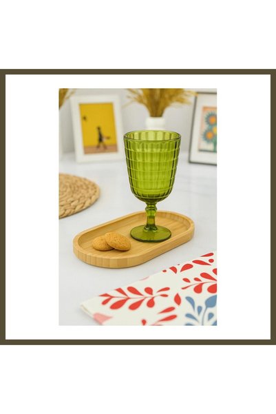 northcity n Allegra Dark Green Wine Glass - 450 ml, Single, Acrylic Material ...