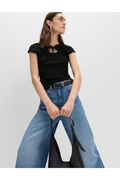 Marks & Spencer Top cu decupaj texturat