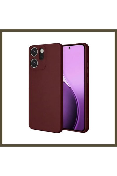 northcity n غطاء سيليكون متوافق مع هاتف Reno 14F - لون خمري BX.
