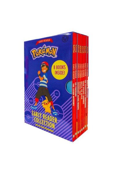 pçs Pokemon The Official Colecția pentru cititori tineri - pachet de 8 cărți,...