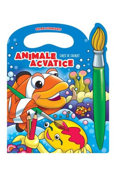 Editura Prut Animale acvatice. Carte de colorat, - Prut Publishing House