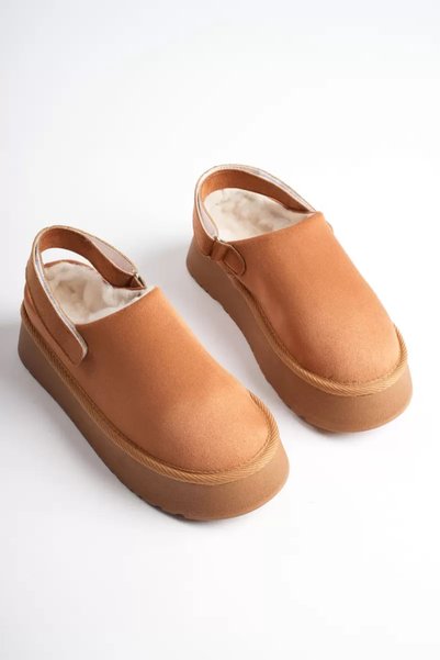 Zerenyus ZRT04MK06 Premium Warm-Lined Plush Slippers with Adhesive Strap, 5 c...