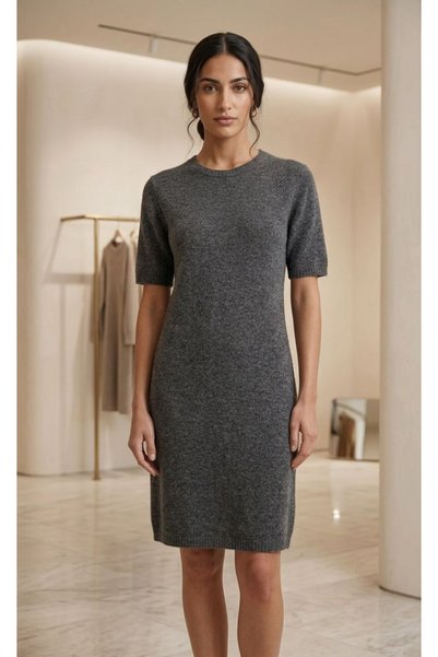 ALCHON Crew Neck, Short-Sleeved, Solid Color, Soft-Textured Basic Short Knit ...