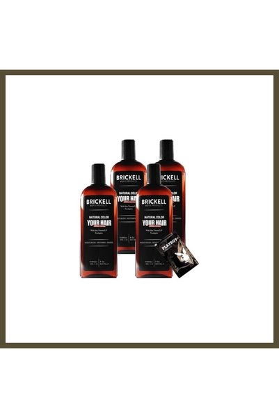 northcity n Brickell for Men SNMP20364, 4 Bottles of 237 ml Hair and Beard Sh...