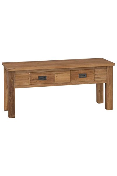 vidaxl Bancă pentru hol, lemn masiv tec, 90x30x40 cm