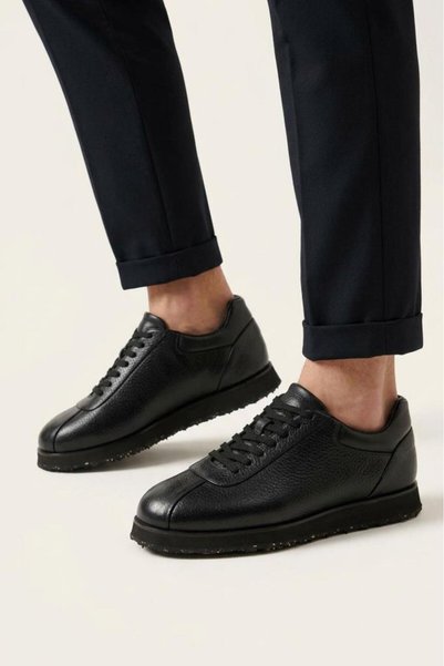 PİSAGOR Ps-4320188 Men's Genuine Leather Sneaker Shoes