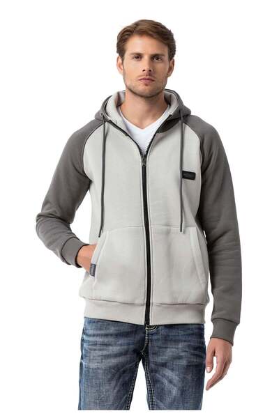 Cipo & Baxx Men's Regular-Fit Color Block Hooded Sweatshirt CL579