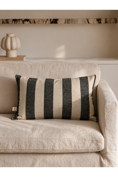 needle home textile .decoration ΘΗΚΗ ΚΙΡΛΕΝΤ ΓΚΡΙ ΓΡΑΜΜΩΤΗ (30X50)