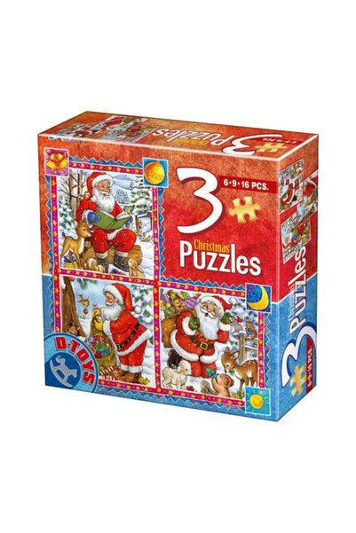 Deico 3 puzzle-uri – 6, 9, 16 piese - SolidarHUB
