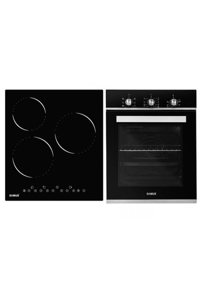 Samus Pachet Incorporabil Cuptor SC457GTBV, 43 L, Latime 45 cm, 6 Functii + P...