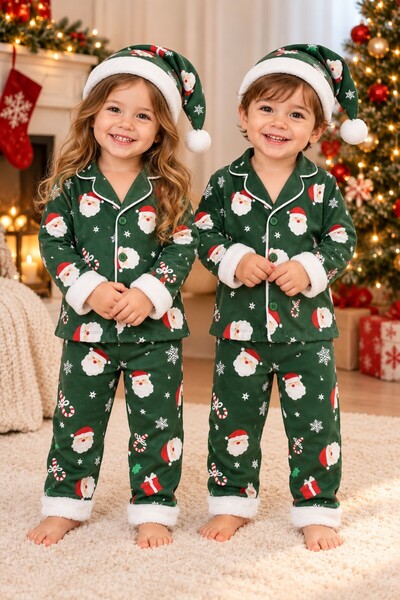 minik'o kids SET DE PIJAMALE CU TEMATICĂ DE CRĂCIUN ȘI ANUL NOU