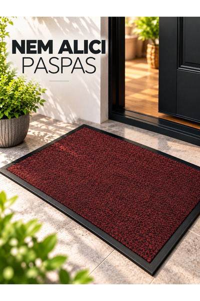 Kalyon Moisture-Absorbing Carpet-Style Doormat – Non-Slip PVC-Backed Doormat