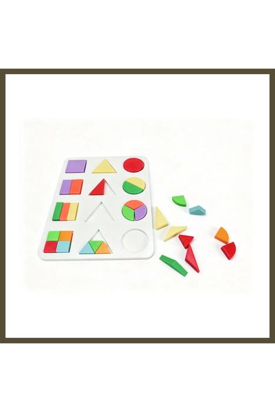 northcity n 3D Printing Geometric Shapes and Fractions Educational Set - Colo...