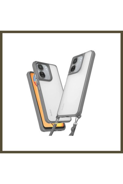 northcity n Redmi 13C Compatible Case - Penta Silicone Case - Titan Gray BX