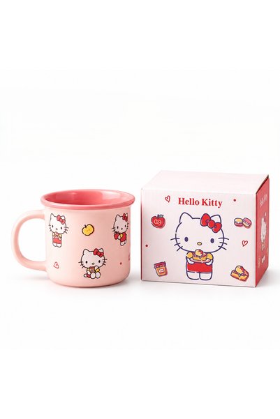 wafra store كوب سيراميك سانريو "هيلو كيتي" (Hello Kitty) مع علبة هدايا - متوف...