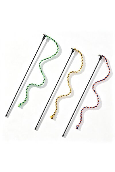 Duomama Interactive String Wand Cat Supplies Set
