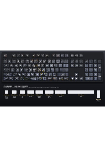 OEM Stickere Tastatura Coloane de Bazalt, Set Complet Peisaj Geologic, Coala ...