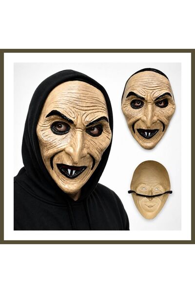 northcity n Plastic Mask of a Terrifying Old Woman with a Pointed Nose BX