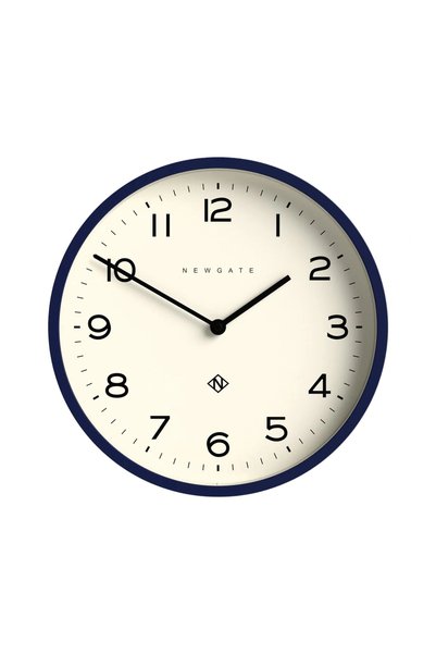 NEWGATE Ceas de perete Number Four Echo - Albastru miezul nopții