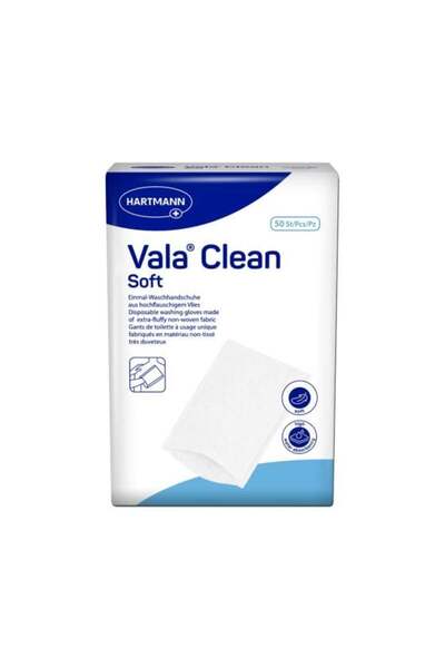Hartmann Valaclean Disposable Soft And Dry Wash Gloves 50 S