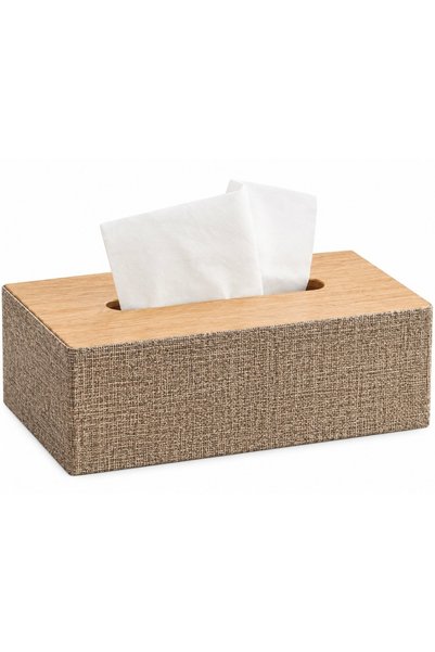 PUFO Decorative box Classic for napkins, 25 x 14 cm, beige