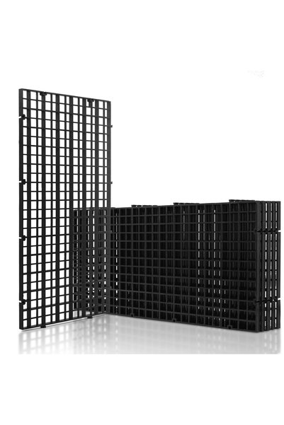 LINLANYA LINLAN 4 قطع 5.9x11.8 بوصة (15X30 سم) شبكة بلاستيكية لأحواض السمك، ف...