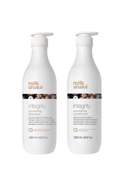 Milkshake Set Hidratare Intensă Integrity Nourishing: Șampon și Balsam 1000ml