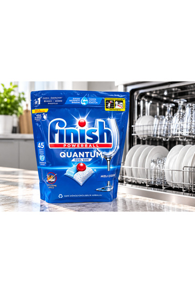 Finish Vince Quantum Powerball Dishwasher Tablets - 45 Count