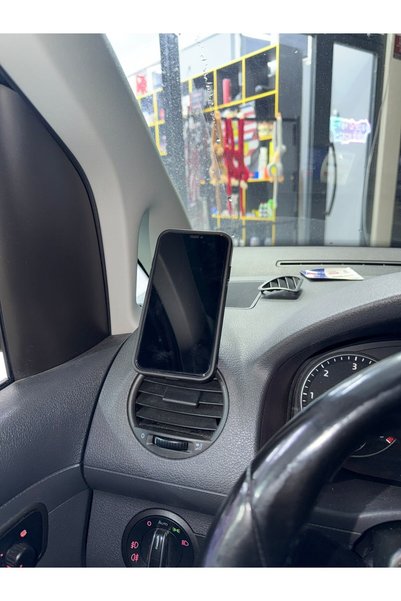 Furens Volkswagen Caddy 2004-2014 Uyumlu Araç Içi Premium Telefon Tutucu - Araba Telefon Tutacağı Havalandı
