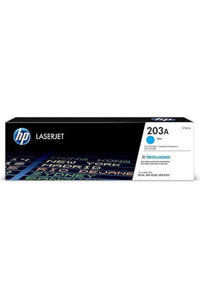 HP خرطوشة حبر ليزر جيت أصلية باللون الأصفر 203A (CF542A)