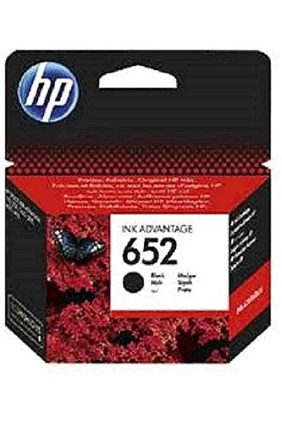 HP حبر أسود 652-F6V25AE - طباعة عالية الجودة، يدوم طويلاً للاستخدام المنزلي و...
